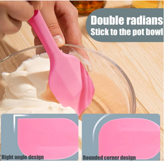 Food-grade silicone spatulas for cooking and baking 8-piece set