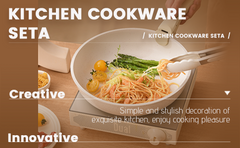 14 Pcs Pots and Pans Set Nonstick