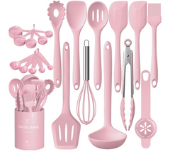 12-Piece Silicone Kitchen Utensil Set – Heat-Resistant (392°F), Nonstick Safe