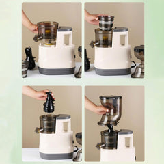 Slow Cold Press Juicer with Larger Feed Chute