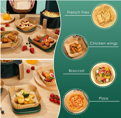 Air Fryer Liners Disposable for Microwave, Non-Stick Air Fryer Liner