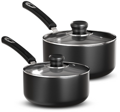 Jofulbond Nonstick Stock Pot Set (1QT & 2QT) – Multipurpose Kitchen & Restaurant Cookware