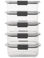 Food Storage Containers, BPA Free, Airtight Lids, ldeal for Lunch, Meal Prep &Leftovers