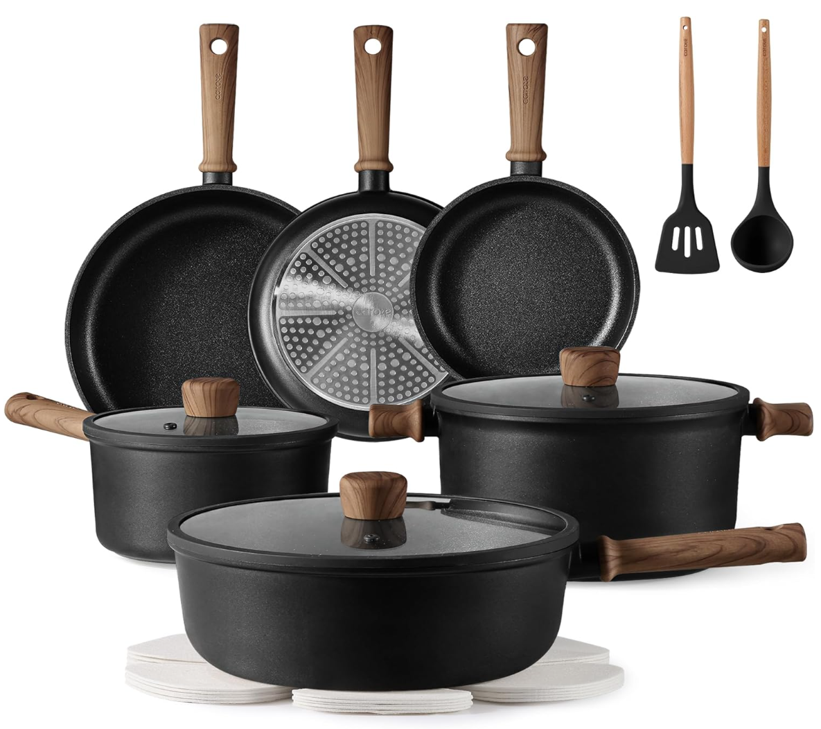 Nonstick Pots and Pans,Cookware Set 16pcs Kitchen cooking Sets